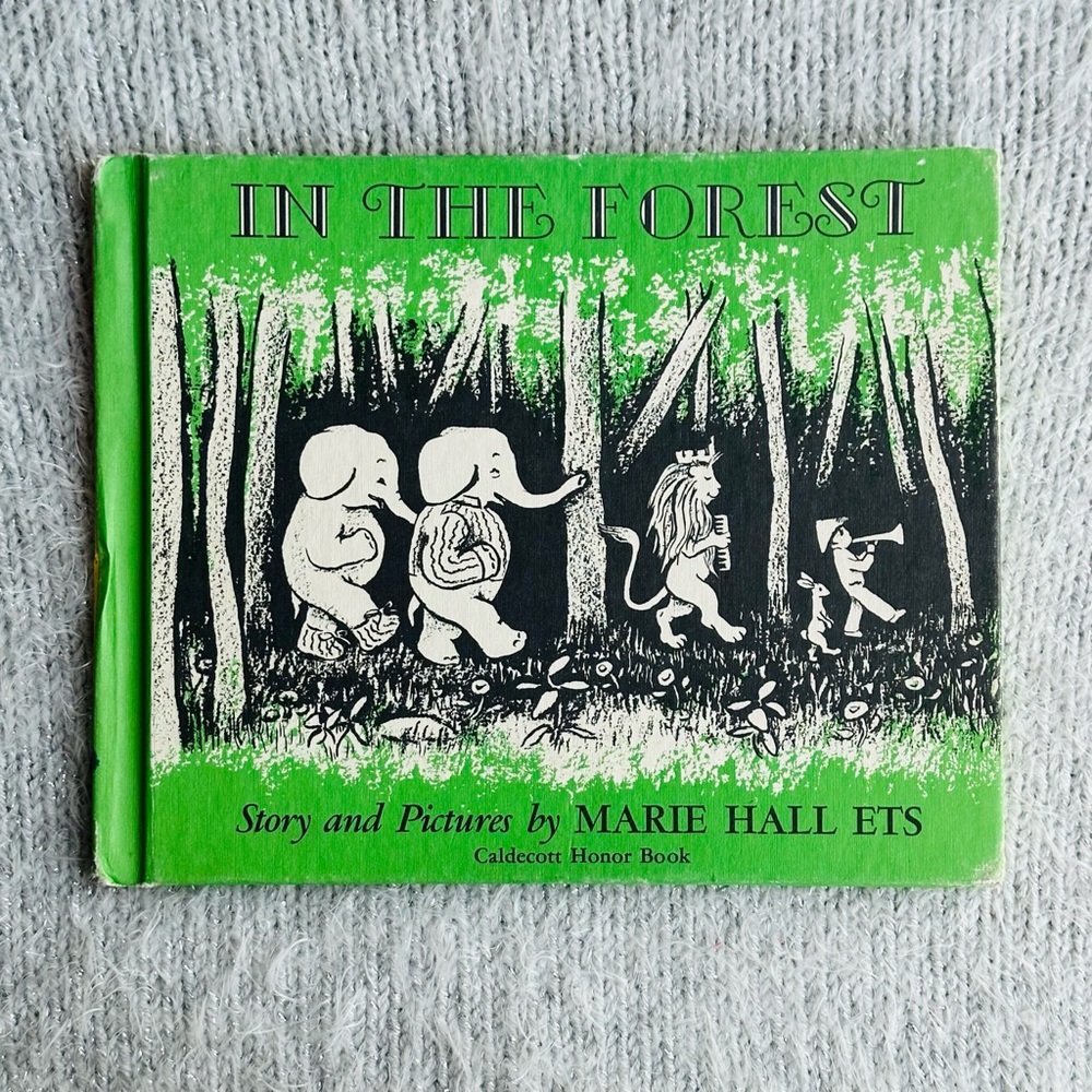 In The Forest Marie Hall Ets Hardcover Collectible Picture Book